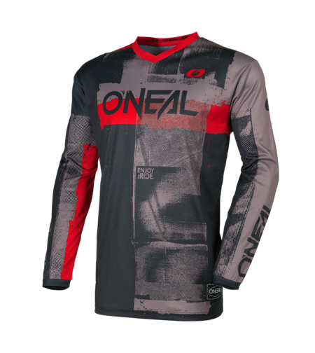 Мотокрос блуза O`NEAL ELEMENT ROLLER GRAY/RED V.26