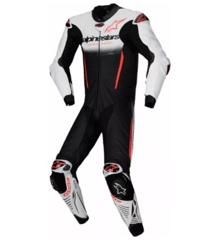 КОЖЕН ЕКИП ALPINESTARS GP-R7 1-PC WHT/BLK/RD