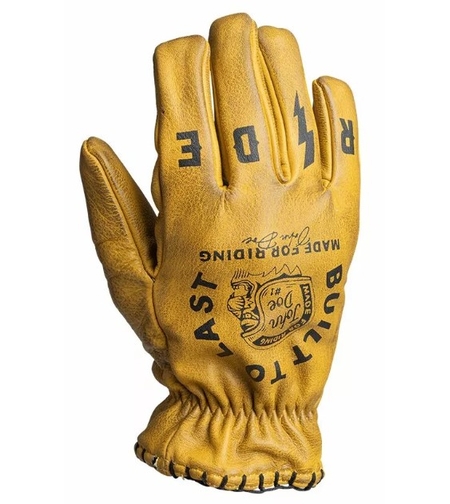 Кожени ръкавици JOHN DOE COYOTE LEATHER YELLOW/BLACK