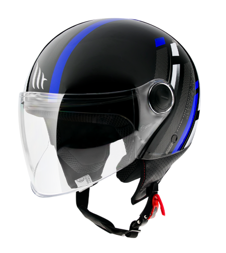 КАСКА ЗА СКУТЕР MT STREET SCOPE GLOSS BLUE