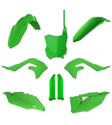 Комплект пластмаси POLISPORT Full Plastic Kit Kawasaki KX-F 450 (2019-23) OEM