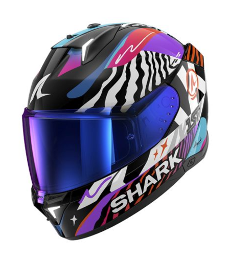 Каска SHARK SKWAL i3  SPEED-FANCY BLACK/ORANGE/PURPLE/WHITE