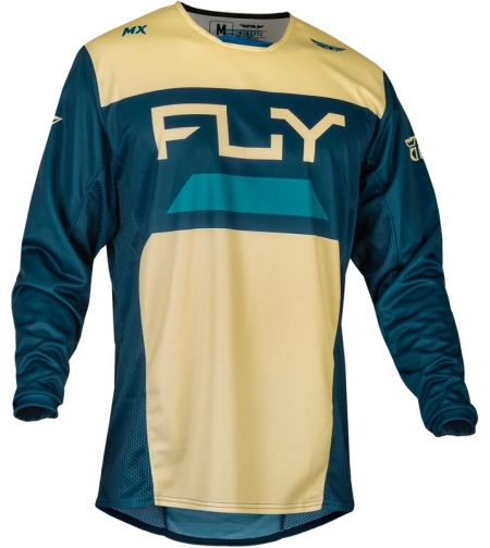 Мотокрос блуза FLY RACING Kinetic Reload- Ivory/Navy/Cobalt
