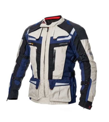 Текстилно мото яке ADRENALINE CAMELEON 2.0 BEIGE/NAVY