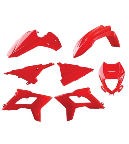 Комплект рестайлинг пластмаси POLISPORT Restyling Kit Beta RR 2T/4T (2013-17) RED