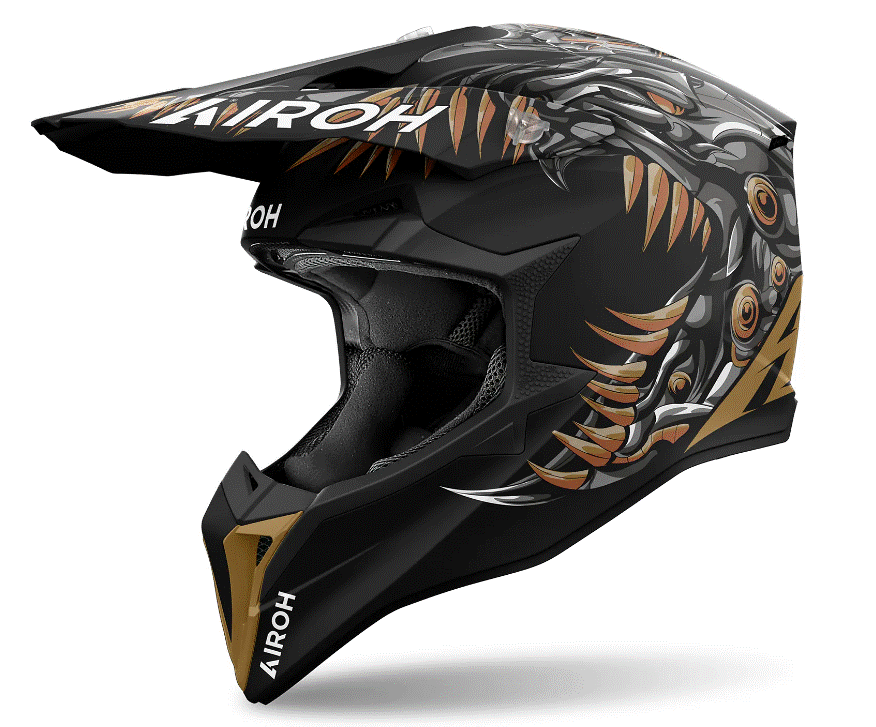 Мотокрос каска AIROH WRAAAP CYBORG