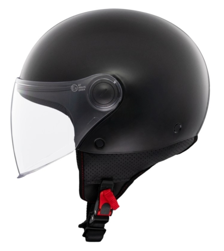 КАСКА ЗА СКУТЕР MT STREET S SOLID A1 GLOSS BLACK