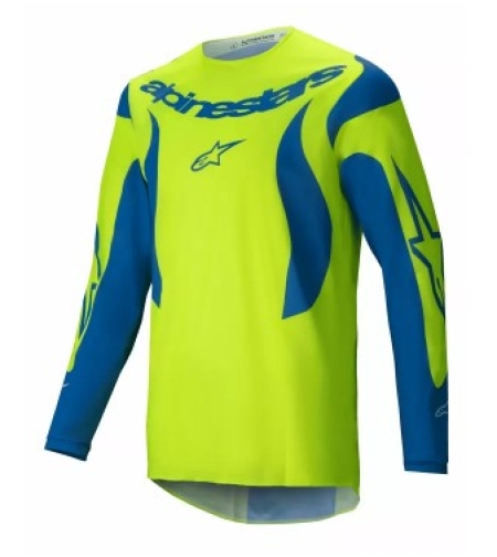 Мотокрос джърси Alpinestars FLUID HAUL YELLOW/BLUE