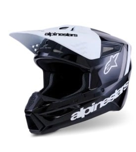 Мотокрос каска ALPINESTARS SM3 RADIUM BLK/WH/GY