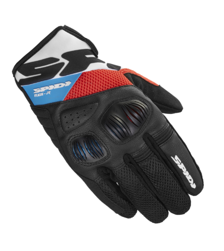 Мото ръкавици SPIDI FLASH-R EVO RED/LIGHT BLUE
