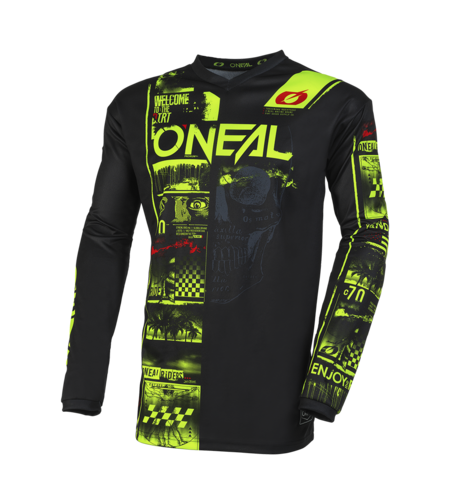 Мотокрос блуза O'NEAL ELEMENT ATTACK V.23 BLACK/NEON YELLOW
