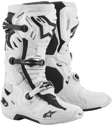Мотокрос ботуши ALPINESTARS TECH 10 SUPERVENTED WHITE