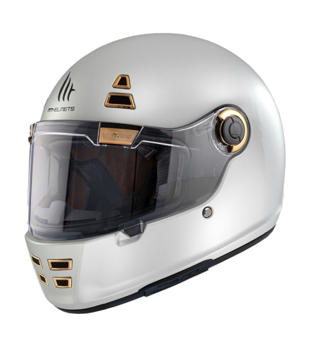 Каска MT JARAMA A0 GLOSS PEARL WHITE
