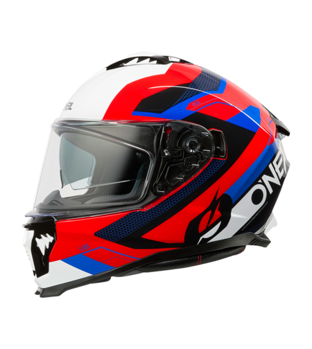 Каска O'NEAL CHALLENGER EXO BLACK/WHITE/RED/BLUE V.25