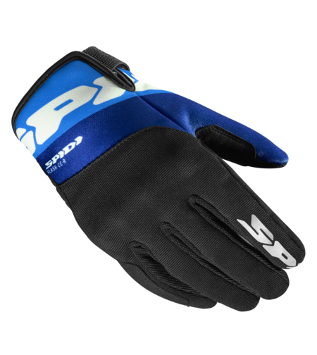 Текстилни мото ръкавици SPIDI Flash-KP Tex White/Blue
