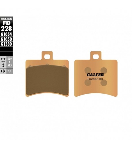 Задни мото накладки Galfer SINTERED SCOOTER FD228G1380