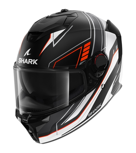 Каска SHARK SPARTAN GT PRO TORYAN BLACK/WHITE/ORANGE MATT