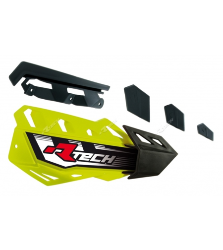 Резервни пластмаси за протектори за кормило RACETECH FLX Handguards Replacement Covers Neon Yellow