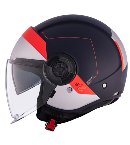 КАСКА ЗА СКУТЕР MT VIALE S SV 68 UNIT D7 MATT BLUE/WHITE/RED