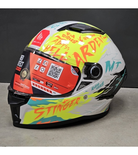 Каска MT STINGER 2 ARDENT A3 XL- ДЕФЕКТ