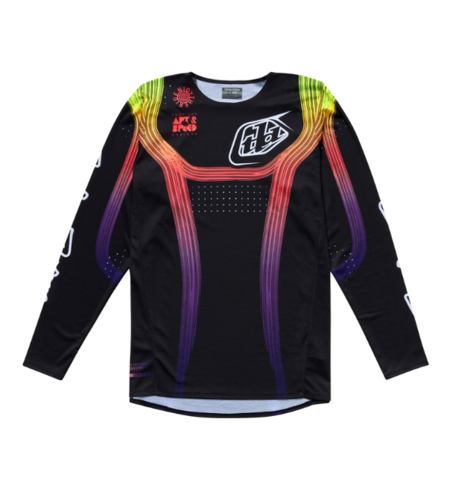 Mотокрос джърси TROY LEE DESIGNS SE PRO Stripes Jersey - Black/Multi
