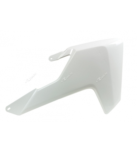 Пластмасови капаци за радиатор RACETECH Radiator Covers OEM Color (2017) White Husqvarna 16-18