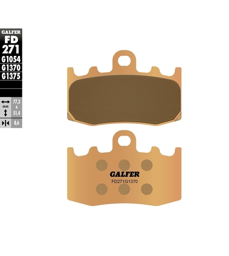 Предни мото накладки Galfer SINTERED COMPOUND FD271G1370