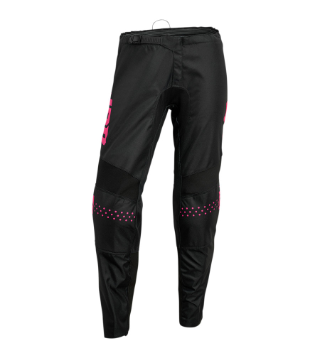 Дамски мотокрос брич  THOR WOMEN'S SECTOR MINIMAL BLACK/FLO PINK