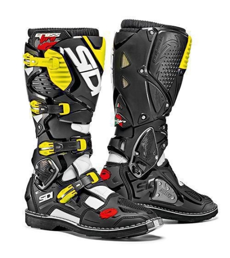 Мотокрос ботуши SIDI CROSSFIRE 3 WHITE/BLACK/YELLOW