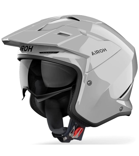 Kаска за скутер AIROH Kombakt Concrete Grey Gloss