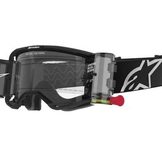 Мотокрос очила ALPINESTARS Vision 8 Corp Roll-Off BLK CLEAR
