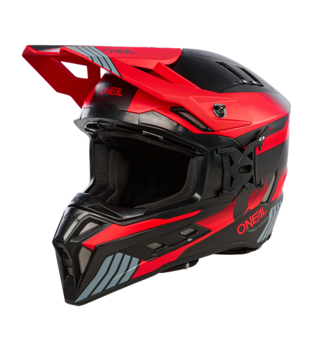 Ендуро каска O'NEAL EX-SRS HITCH BLACK/GRAY/RED V.24