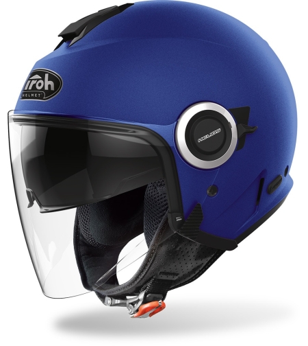 Каска за скутер AIROH HELIOS BLUE MATT