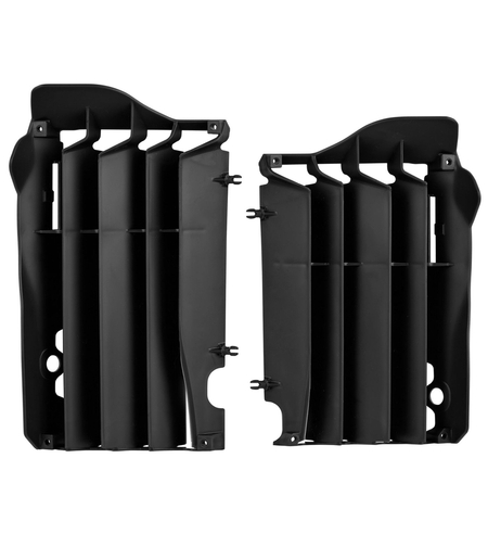 Преден предпазител за радиатор POLISPORT HONDA CRF250R (14-15) BLACK