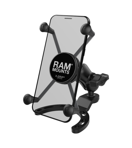 Мото стойка за телефон RAM-MOUNTS X-Grip B-410-A-UN10BU с монтиране на резервоар.