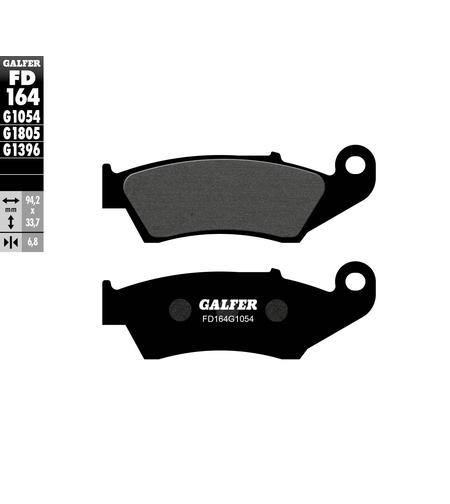 Предни мото накладки Galfer SEMI METAL FD164G1054