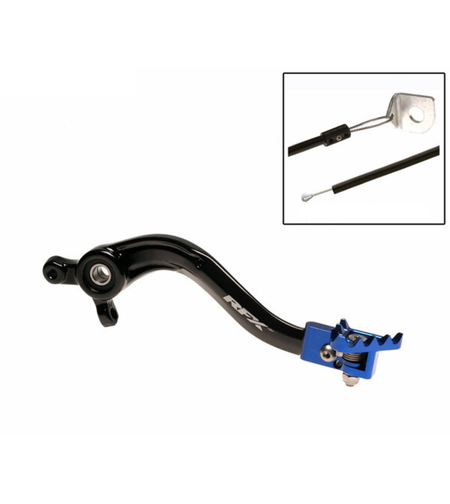 Заден лост за спирачка RFX Pro ST Rear Brake Lever (Black/Blue) - Husqvarna TC65