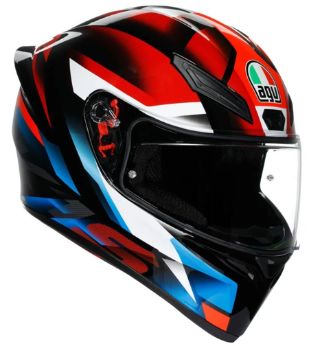 КАСКА K1 S E2206 - FASTLAP BLACK/RED/BLUE