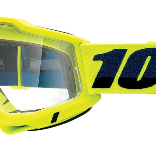Мотокрос очила 100% ACCURI2 FLUO YELLOW- CLEAR