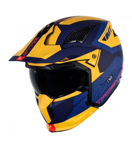 КАСКА MT STREETFIGHTER S TOTEM C3 MATT 2 YELLOW