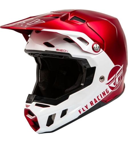 Мотокрос каска FLY RACING Formula CC Centrum - Metallic Red/White