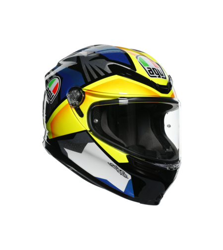 КАСКА AGV K-6 S JOAN BLACK/BLUE/YELLOW