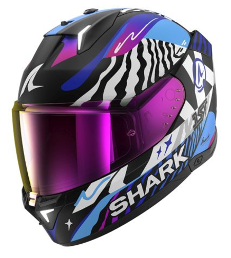 Каска SHARK SKWAL i3  SPEED-FANCY BLACK/BLUE/PURPLE