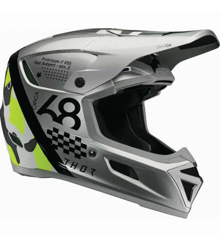 Мотокрос каска THOR REFLEX SPORT RIOT GRAY/ACID MIPS