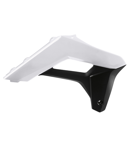 Пластмасови капаци за радиатор Polisport Sherco SE-R/SEF-R - 2017-21 White/Black