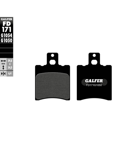 Предни/задни мото накладки Galfer SCOOTER FD171G1050