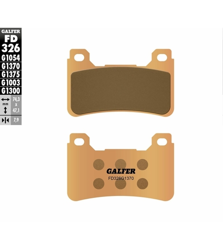 Предни мото накладки Galfer SINTERED COMPOUND FD326G1370