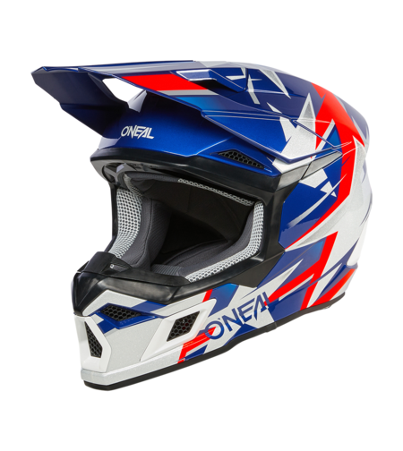 Мотокрос каска O'NEAL 3SERIES RIDE BLUE/WHITE/RED V.24