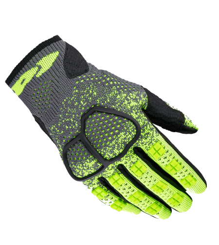 Текстилни мото ръкавици SPIDI CROSS KNIT YELLOW FLUO
