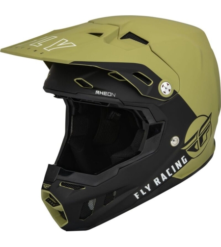 Мотокрос каска FLY RACING Formula CC Centrum - Matte Olive Green/Black